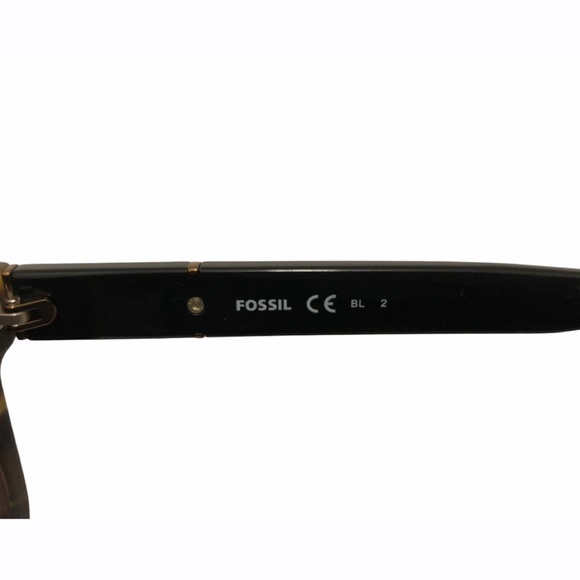 Fossil Brown Acetate Frame Unisex Sunglasses - Picture 5 of 6